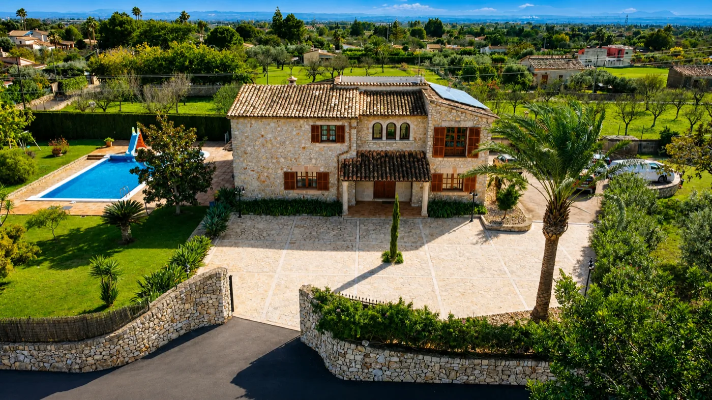 Spectacular Home with Mallorcan Charm, Pool and Tramuntana Views in Lloseta - 1